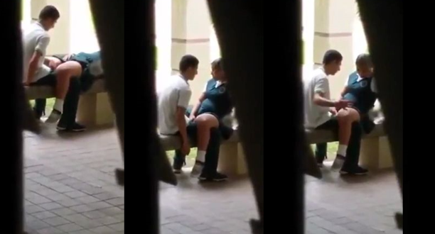 alumnos de secundaria los graban cogiendo dentro de la secu