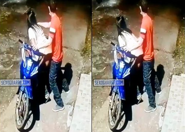 parejita de novios cogiendo en la calle los cacha el vecino xD