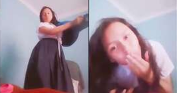 colegiala mexicana putita se desnuda completita y le manda video al novio