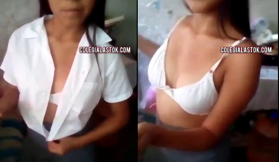 colegiala mexicana acepta encuerarse completita para sus compañeros y la graban