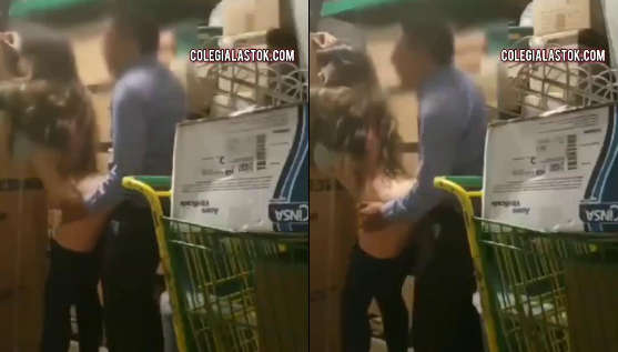 graban a supervisor de aurrera cogiendo a la chica nueva