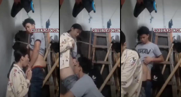 parejita de novios adolescentes se graban cogiendo a escondidas