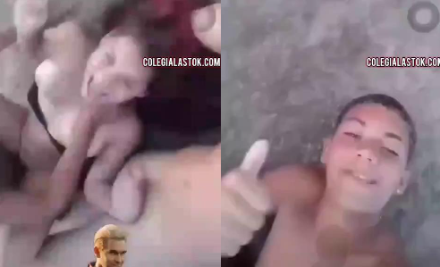 estudiantes de van de pinta y se cogen entre dos a su compañera del colegio