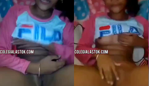 chibola calenturienta se graba tocandose la panocha y el video lo envia por error al grupo