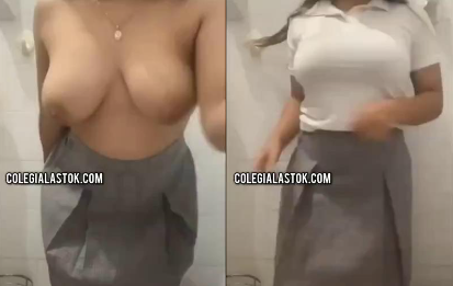 colegiala mexicana les enseñas sus enormes tetas a sus compañeros del colegio