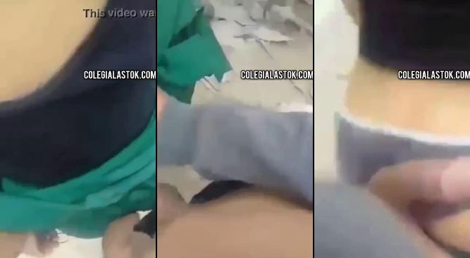 morrita colegiala se la chupa al novio dentro del colegio y por poco se la coge ahi