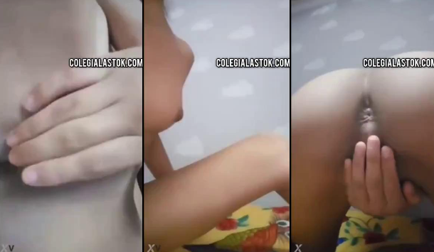 chibolita peruana le enseña la panocha a sus compañeros en diferentes poses