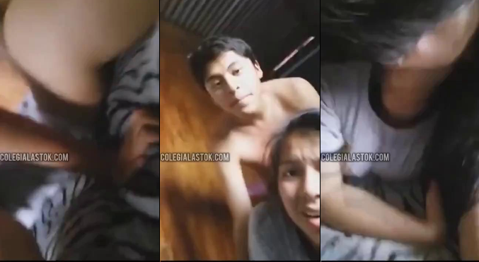 parejita de novios adolescentes se graban cogiendo delicioso