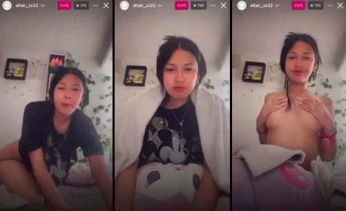 increible!! la morrita se atrevio a enseñar las tetas en tiktok y termina baneada