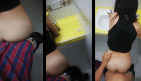 Algo casi los atrapa en pleno acto los padres de la chavala