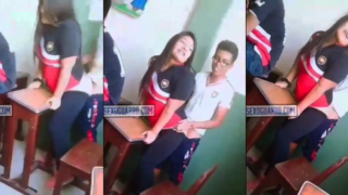 Increible! graban alumnos de secundaria cogiendo dentro del salon