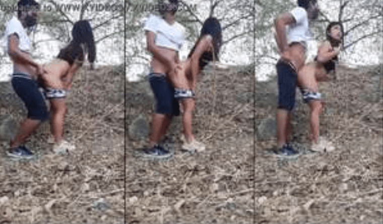 morrita mexicana se deja coger por el novio en medio del monte